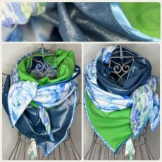 Jeans - Blue & Green