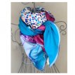 Confetti & Abstract - Blue & Pink