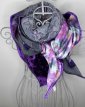 Flower & Lace - Purple & Grey