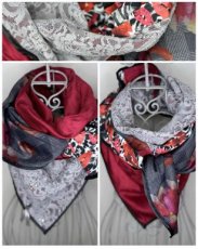 Kiss & Lace - Red & Grey