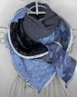 Lace & Lines - Blue & Grey