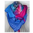 Lace & Weavy - Blue & Fuchsia