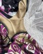 Leaf & Glitter - Pink & Camel