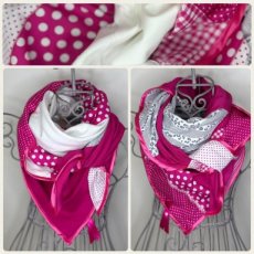 Leo & Dots - Pink & White