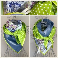 Stars & Mandala - Green & Navy